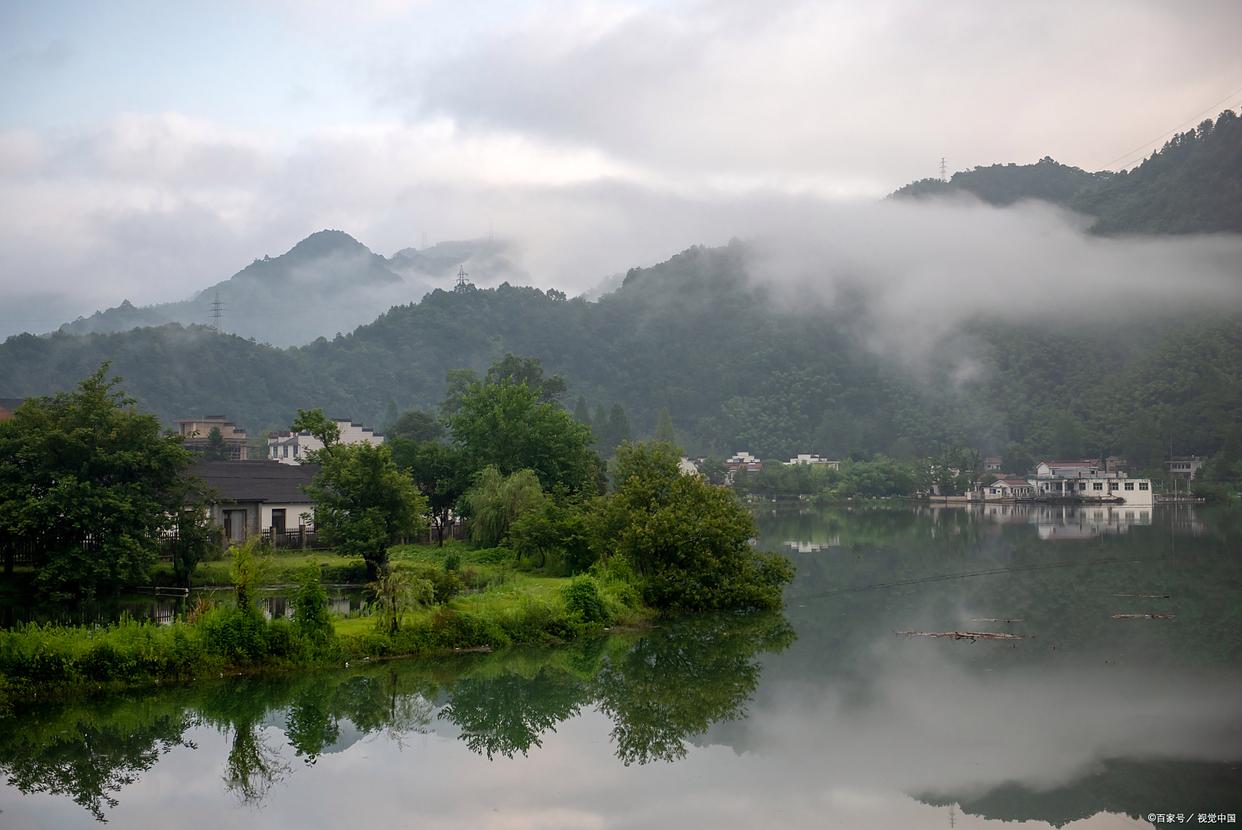 徽州区潜口镇东山村，湖光山色静谧优美，露营圣地！(图3)